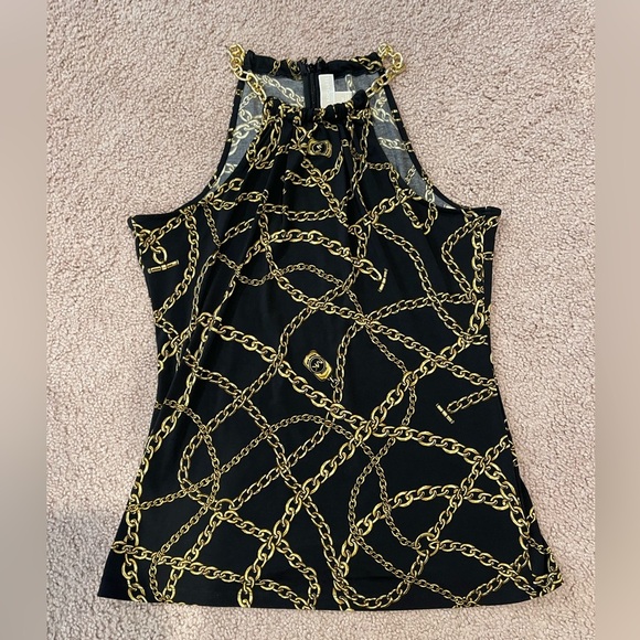 Women's MICHAEL KORS Chain Halter Top - Picture 1 of 8